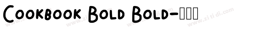 Cookbook Bold Bold字体转换